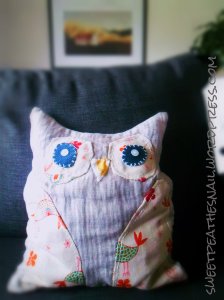 Recycled stuffing for Owl